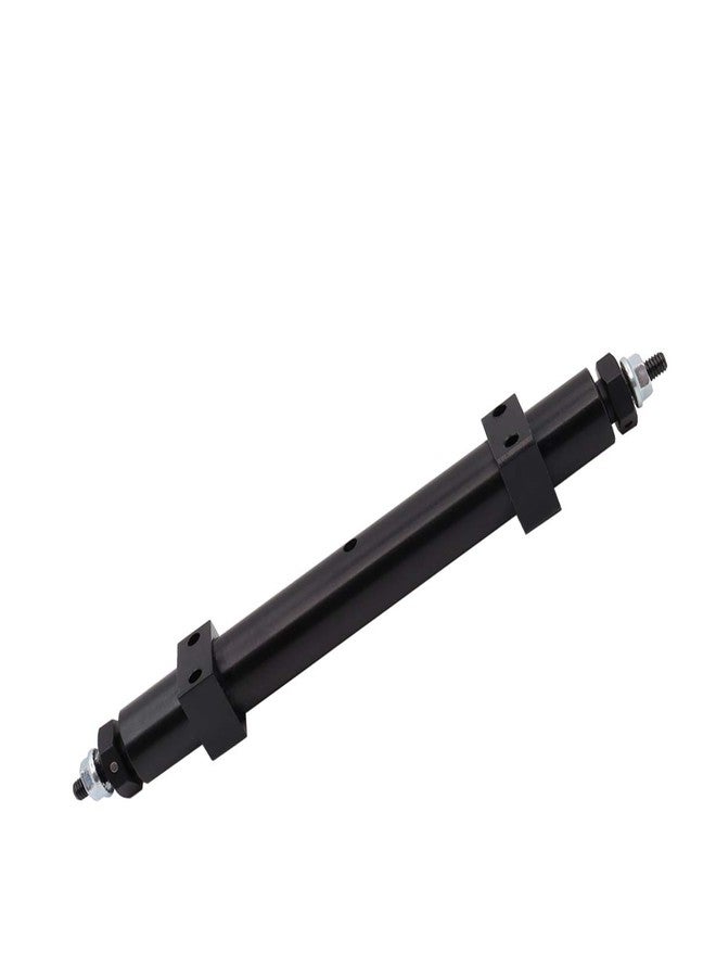 Treehobby Metal Non-Powered Rear Axle Tail Axle Upgrade Accessory Fit Compatible with Tamiya 1/14 RC Tractor Trailer Rear Axle Spare Parts (Black) (120mm) - Image 4
